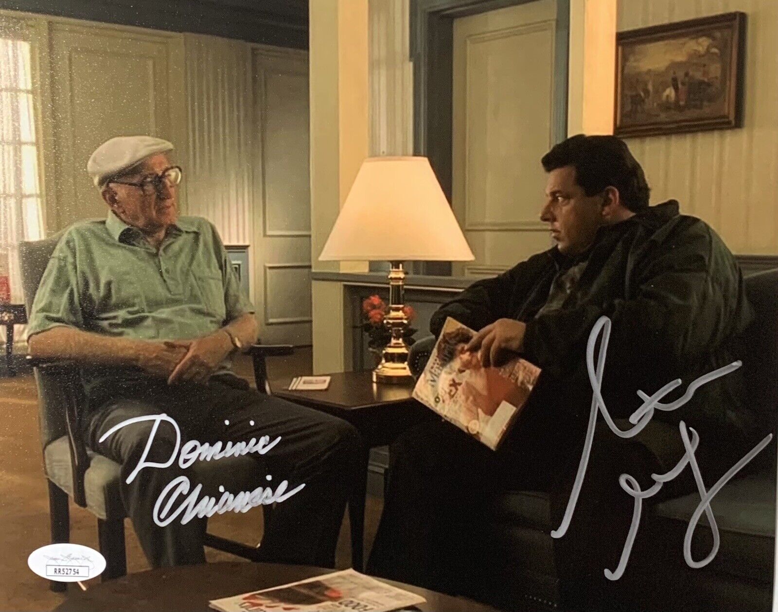 Dominic Chianese & Steve Schirripa The Sopranos” Dual Autographed 8x10 #2 JSA