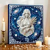 Framed Virgo - Pearls Painting Kit DIY Diamond Painting Pearl Dot Crafts 25*25CM