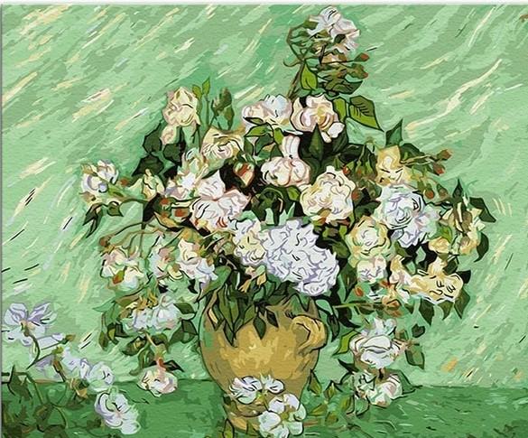 

Vase with Roses Vincent Van Gogh – Paint By Numbers - 40*50CM, 501 Original