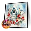 Diamond Painting-DIY Full Round Drill Winter Snow Bird