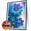 DIY Partial Special Shaped Drill Diamond Painting-Flower
