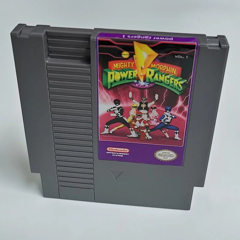 Power Rangers For Nintendo NES - 8 Bit Game Cartridge
