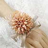 10PCS Neutral Beige Khaki Wedding Catering Bridal Groom Guests Corsage Boutonniere Wrist Artificial Flower Bouquets