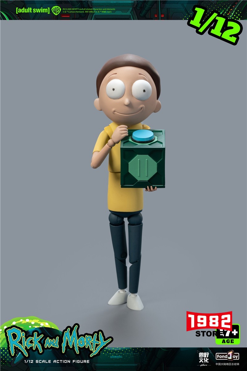 Rick and Morty Morty Smith Action Figure FondJoy Collectible Model Toy Anime Hobby Fan Favorite Character Premium Quality Collectors Merchandise Doll