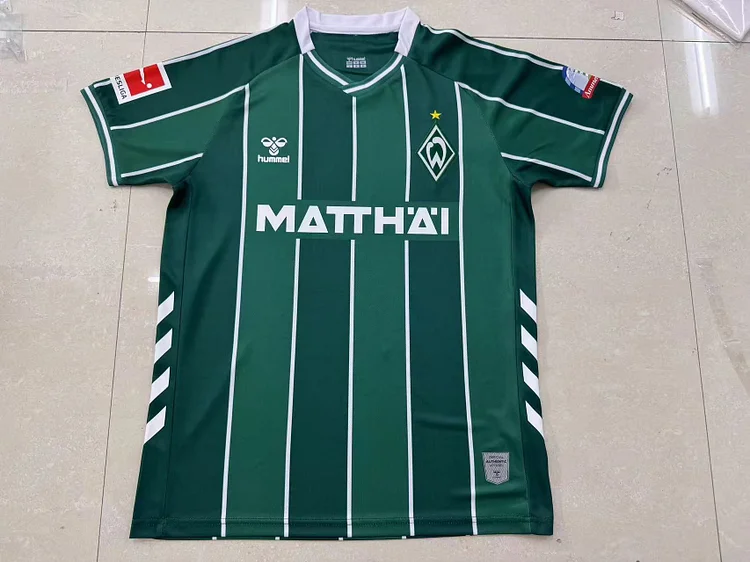 Fans S-4XL 25/26 Werder Bremen Home Jersey (With Bundesliga armband)