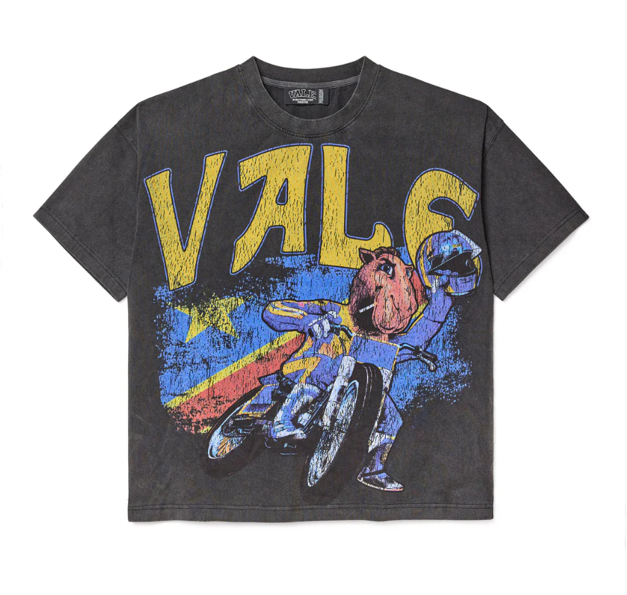 Aonga American Street Hip Hop Printed T-shirt High Street Retro Washed Loose Harajuku Fashion Street Trend Casual Couple Y2K Top aonga