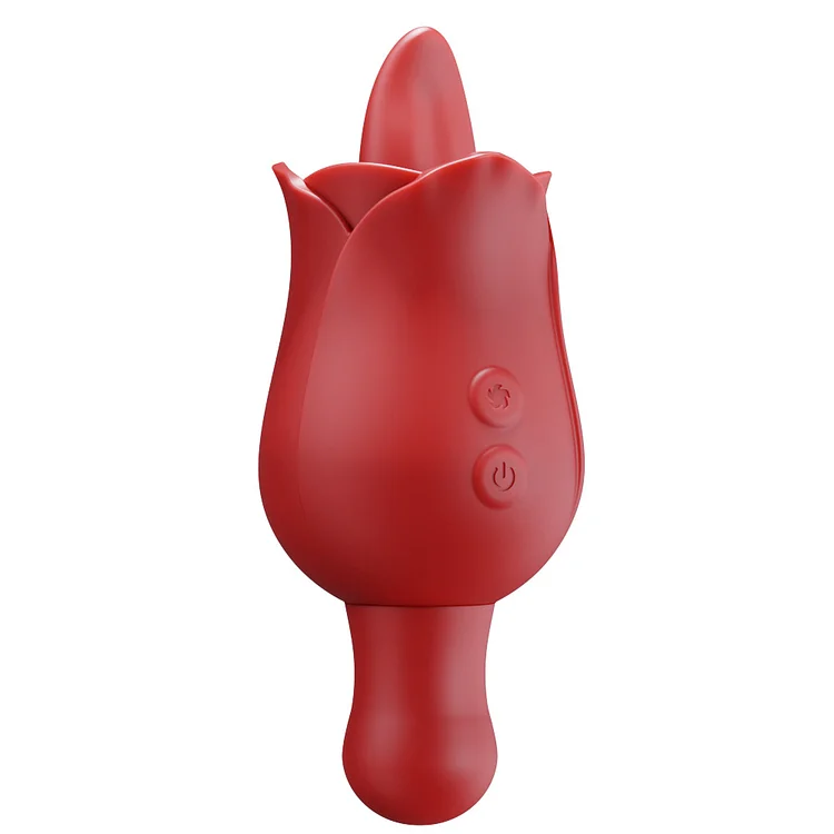 Rose Toy With Tongue Vibrator for Women - Pearlvibe