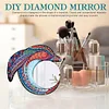 (US Only)Special Shaped Diamond Painting Makeup Mirror Kit Dolphin Crystal Diamond Mirror