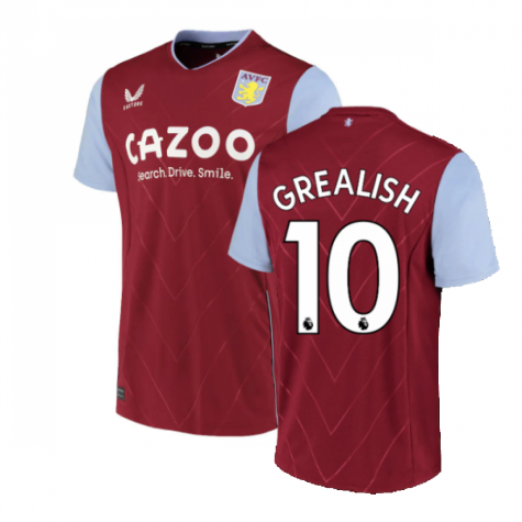 Maillot Aston Villa Jack Grealish 10 Domicile 2022/2023