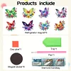 R&eacute;frig&eacute;rateur magn&eacute;tique de peinture 8PCS-Butterfly-Diamond