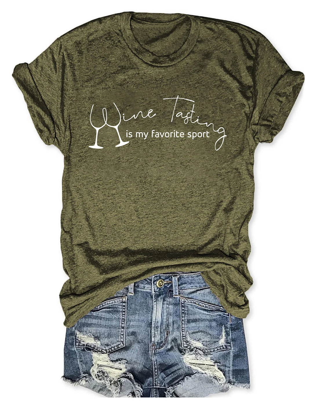 Wine Tasting Is My Favorite Sport T-shirt