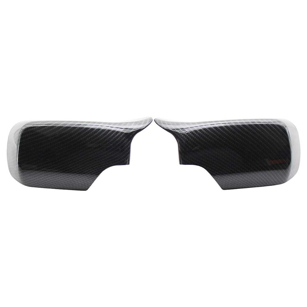 

1 Pair Horn Side Mirror Cover Carbon Fiber Look for BMW E46 3 Series 98-05, 501 Original