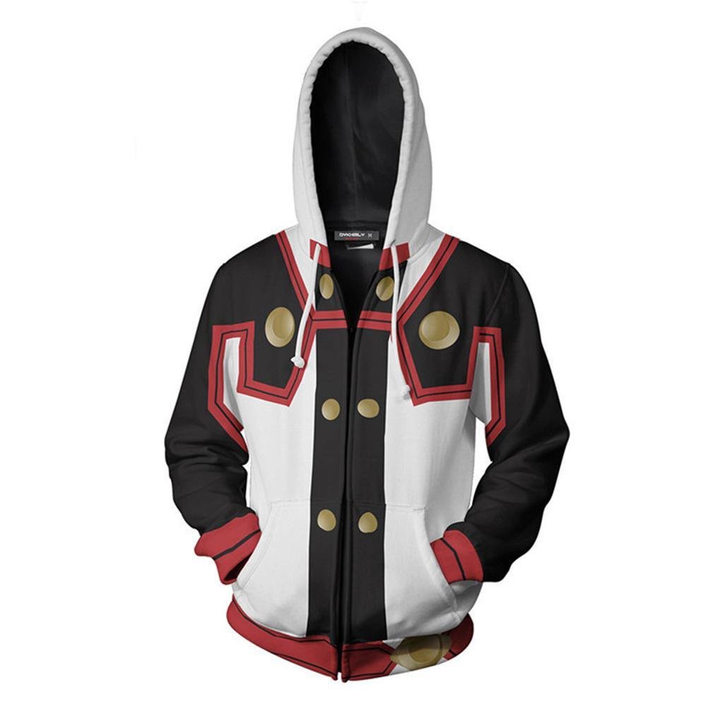 SAO Sword Art Online Hoodie Pullover mit Kaputze Jacke mit Reißverschluss Erwachsene 3D