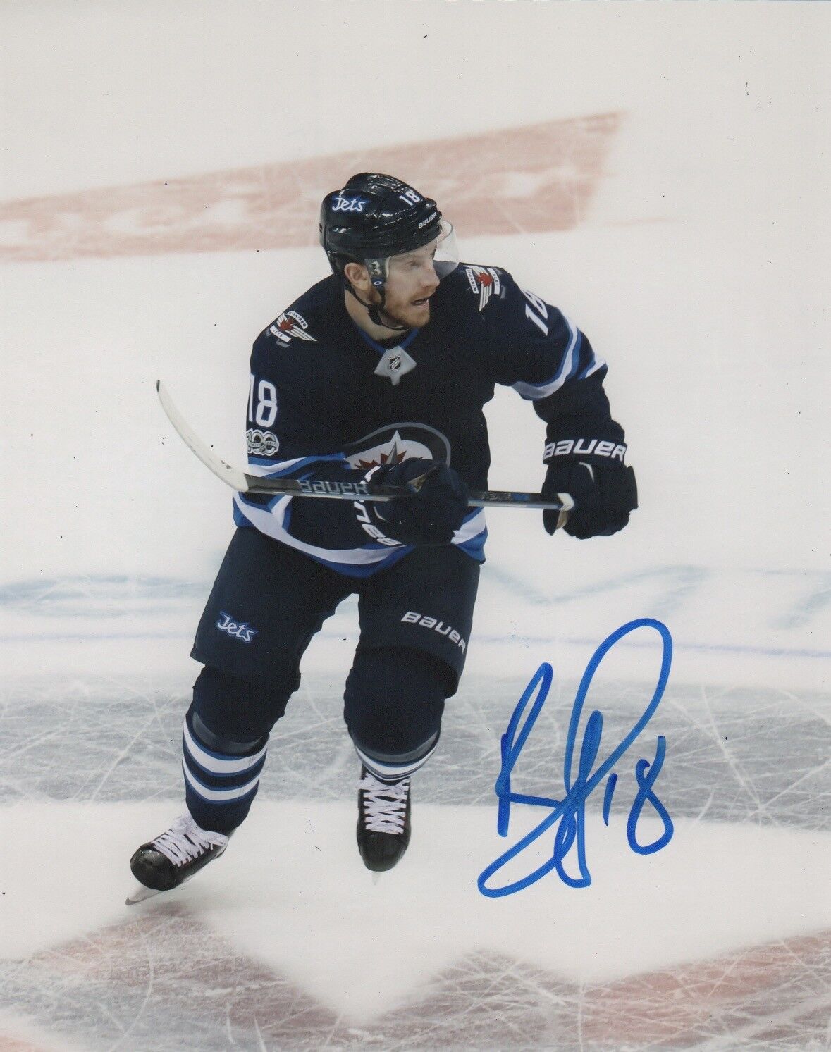 Winnipeg Jets Bryan Little Autographed Signed 8x10 Photo Poster painting COA