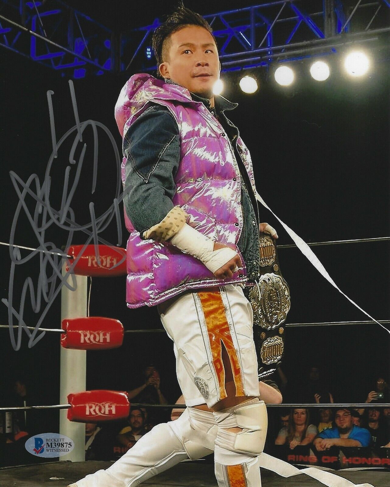 Kushida Signed 8x10 Photo Poster painting BAS Beckett COA New Japan Pro Wrestling Picture WWE 75