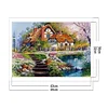 Cross Stitch Kits 11CT Stamped DIY Cabin Full Embroider Needlework(Brand)