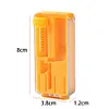 2Pcs Cigarette Bursting Beads Pusher Box Cigarette Filter Capsule Box for Hiking