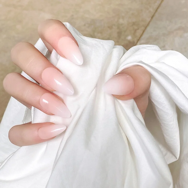 24pcs/set Acrylic Fake Nails Full Cover False Nail Art Tips 10 Sizes Fashion Designs With Nail Adhesive Sticker Coffin Nails-Nail Inspo