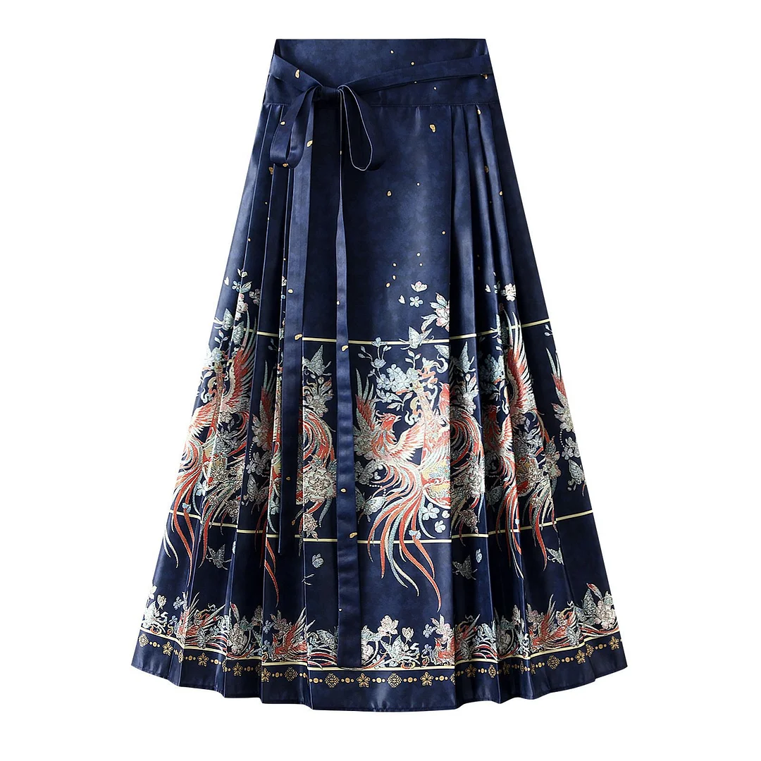 Nigikala Nigikala Style Hanfu Ancient Style Horse Face Skirt Dress Dress Dress Dress 2025 New One-Style Dress 2316