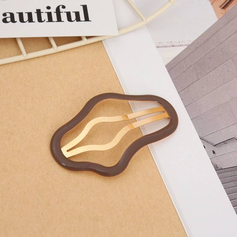 Women’s Minimalist Clouds Alloy Inlay Rhinestones Hair Clip