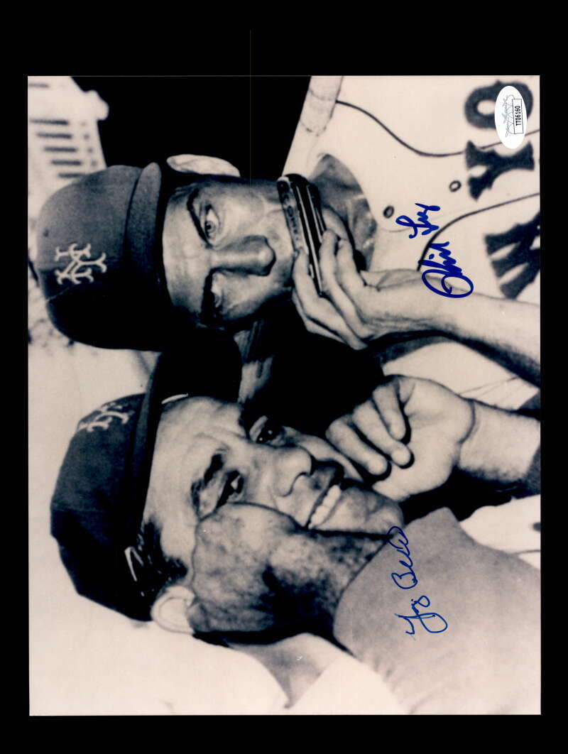 Yogi Berra Phil Linz JSA Coa Signed 8x10 Photo Poster painting Autograph