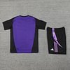 Joyfball 2024/2025 Germany short sleeved training jersey purple+Shorts  1:1 Thai Quality