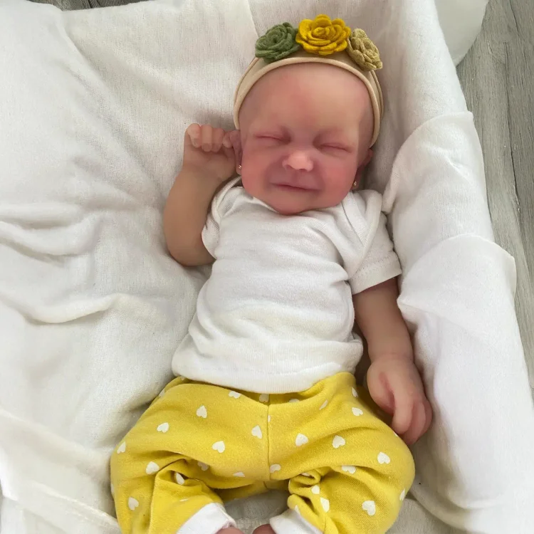 12"&16" Extremely Flexible Silicone Reborn Baby Doll Girl Named Doian - Reborndollsshop®-Reborndollsshop®