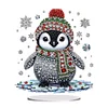Acryl Winter Pinguin doppelseitig - 5d DIY Handwerk Ornament