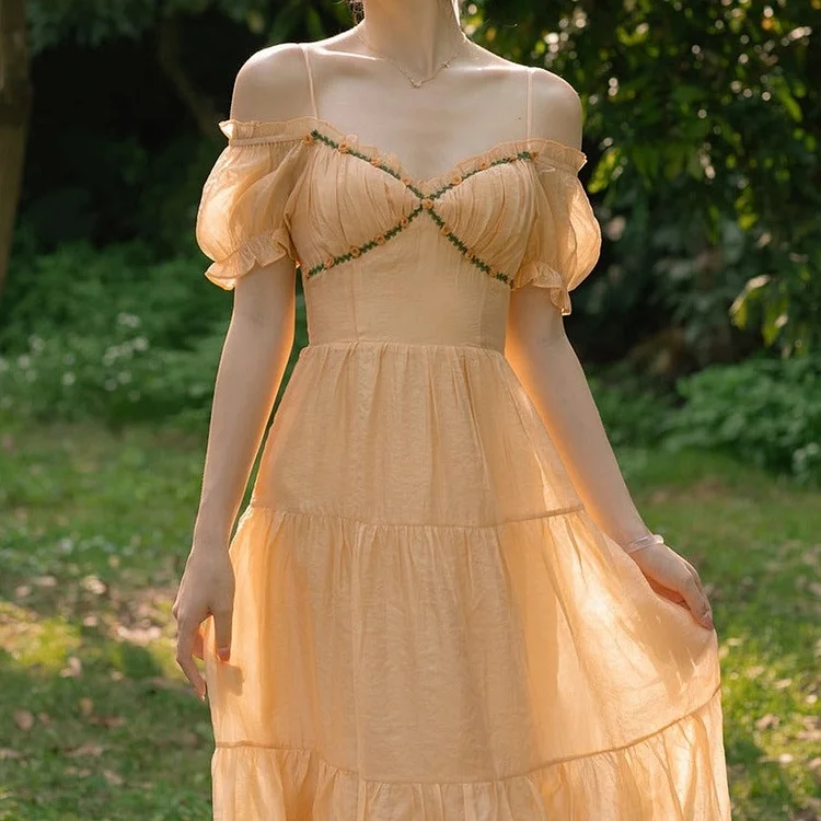 Fairy Tales Aesthetic Fairycore Romantic Dress QueenFunky