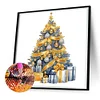 Arbre de No&euml;l-Peinture Diamant Sp&eacute;ciale Partielle-30*30CM