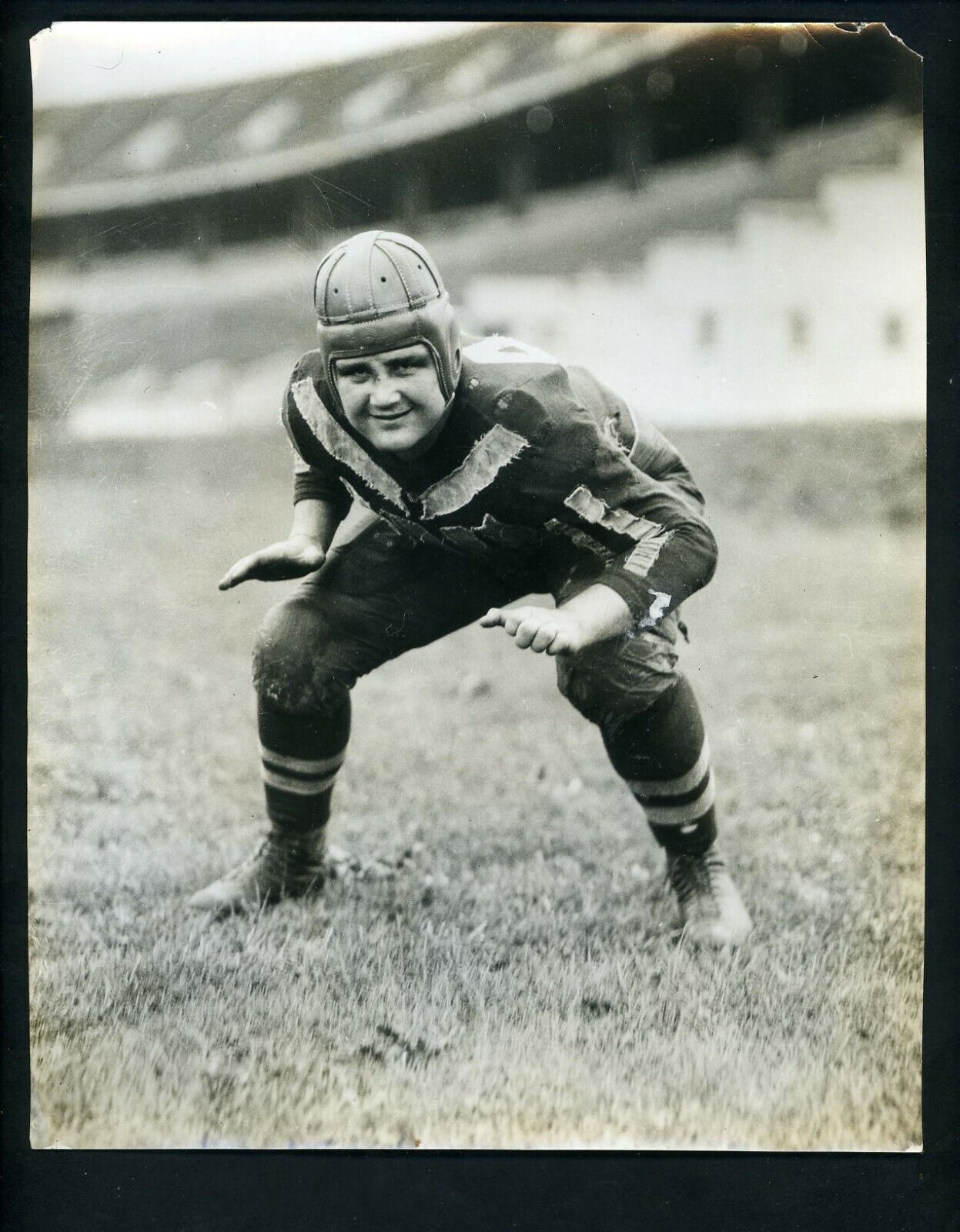 William Griffith 1928 Press Photo Poster painting University of Michigan ? Football Notre Dame ?