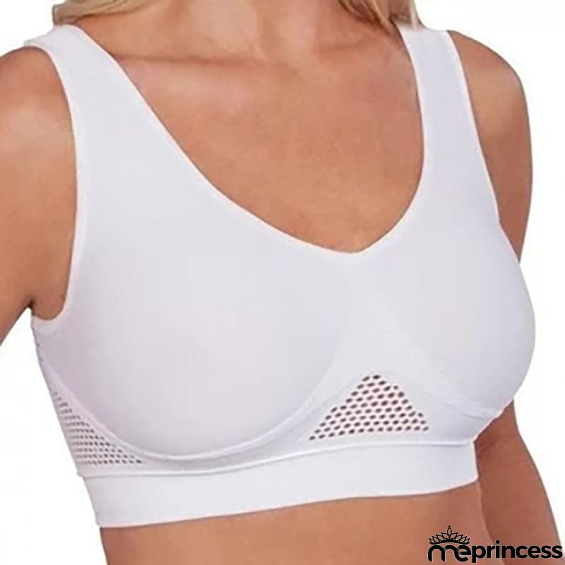 Fashion Hollowed-Out Breathing-Hole Sports Bra