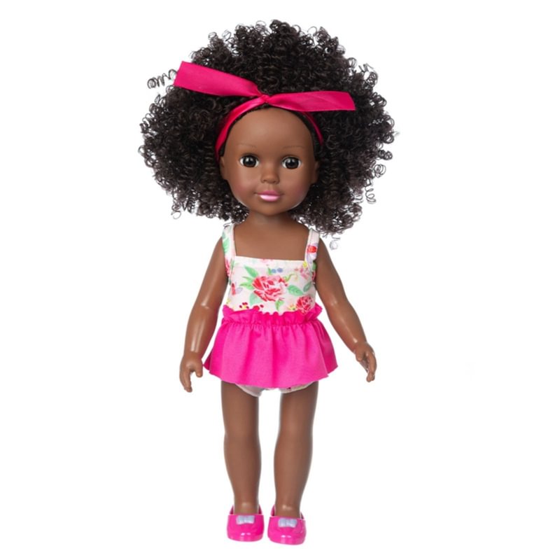 Blackbabydolls Black Girl Doll 14 inch African American Washable ...