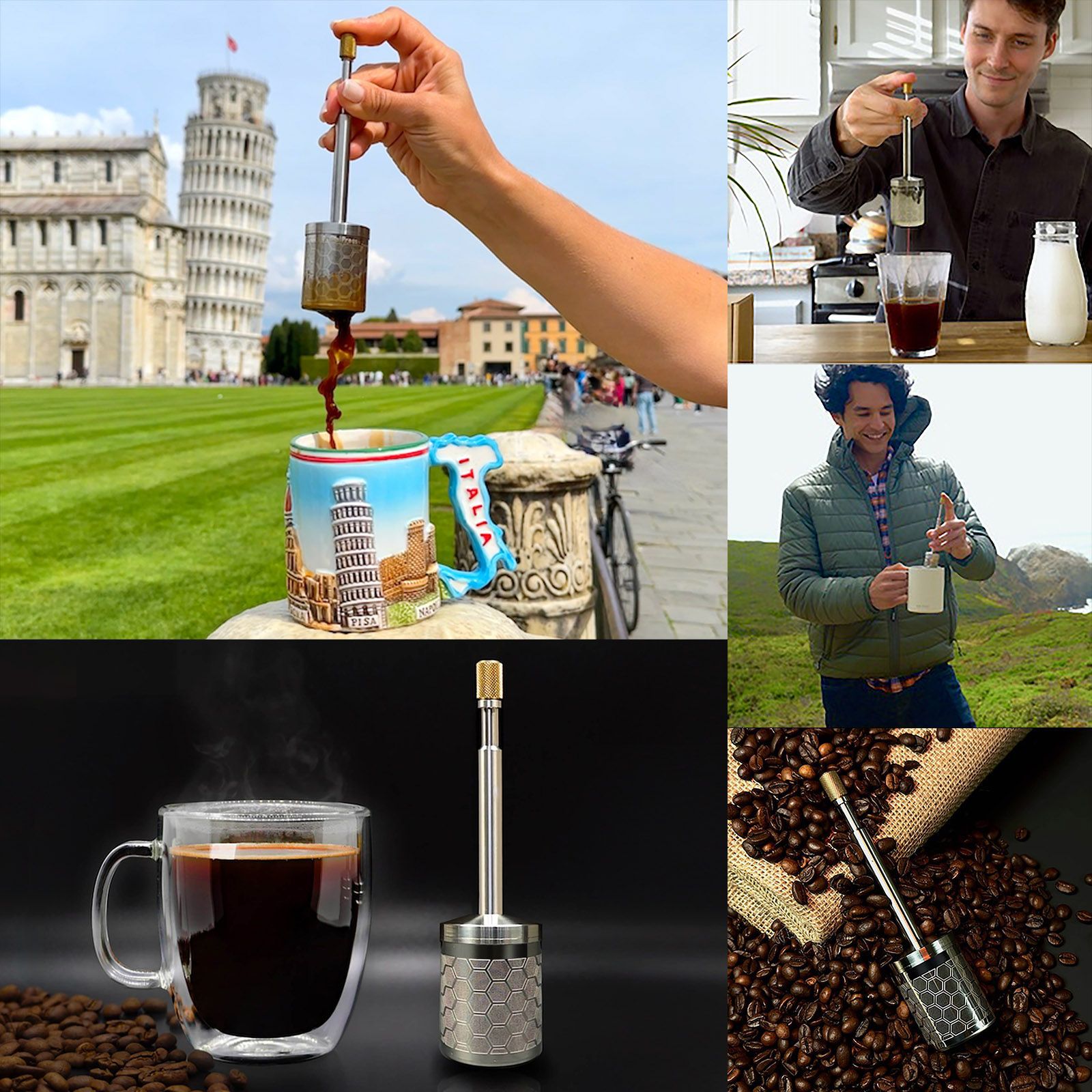 Portable Coffee and Tea Press Maker