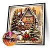 Diamond Painting-DIY Full Round Drill Christmas House