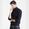 Versatile turtleneck fashionable men's pullover sweater