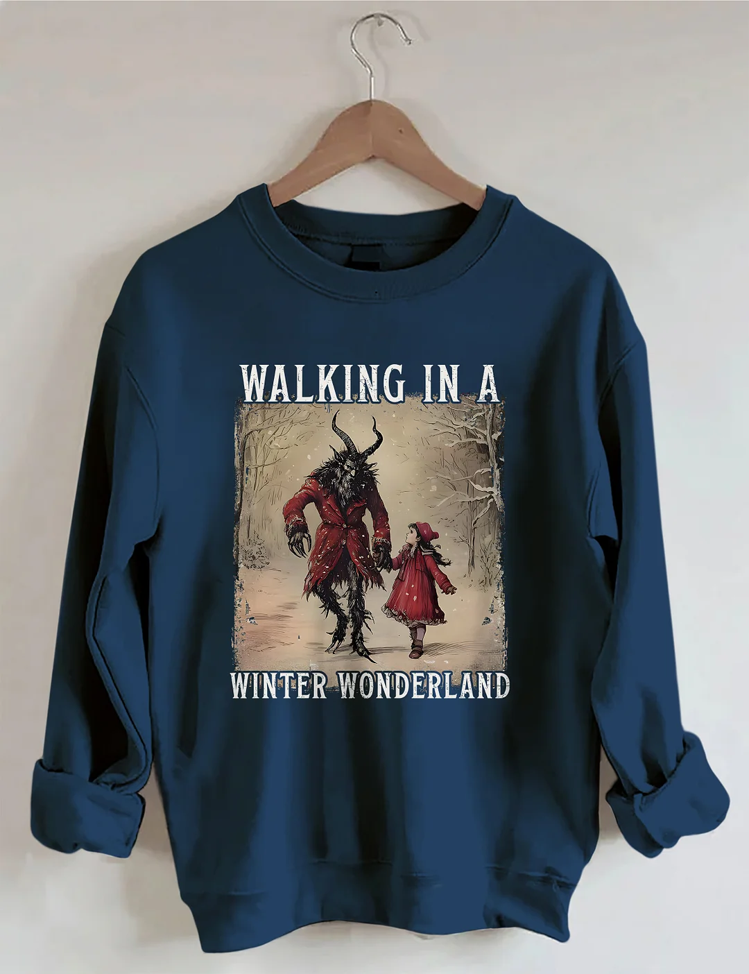 Walking In A Winter Wonderland Christmas Sweatshirt