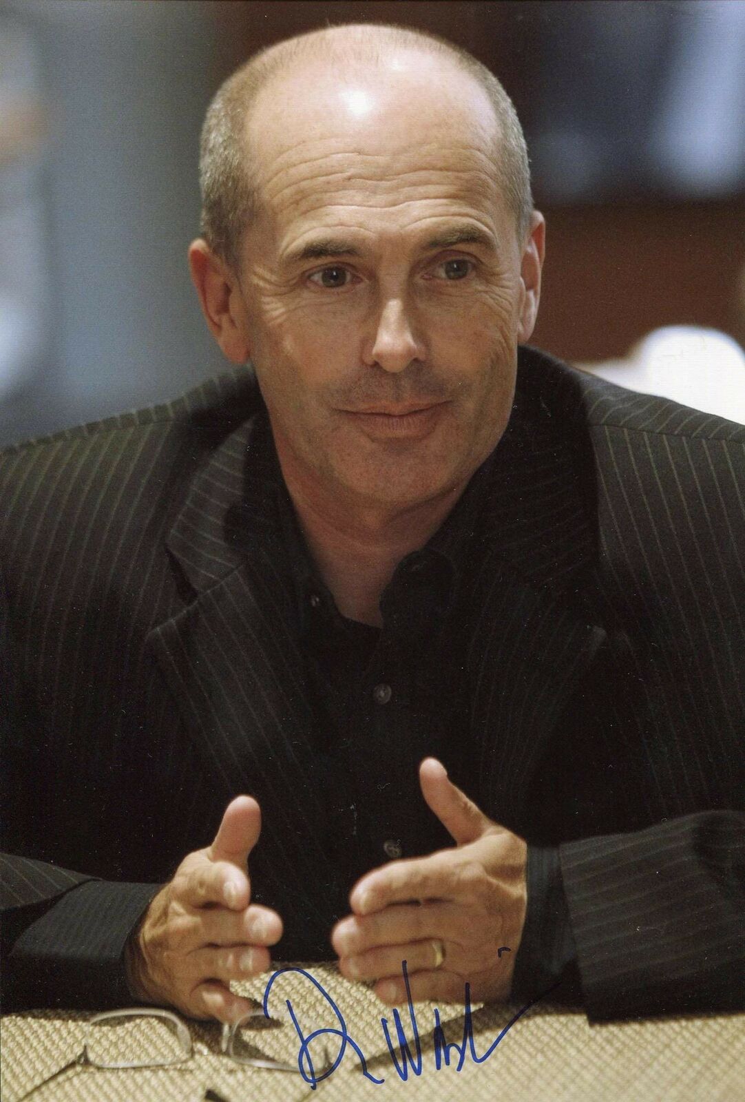 AUTHOR Don Winslow autograph, In-Person signed Photo Poster painting