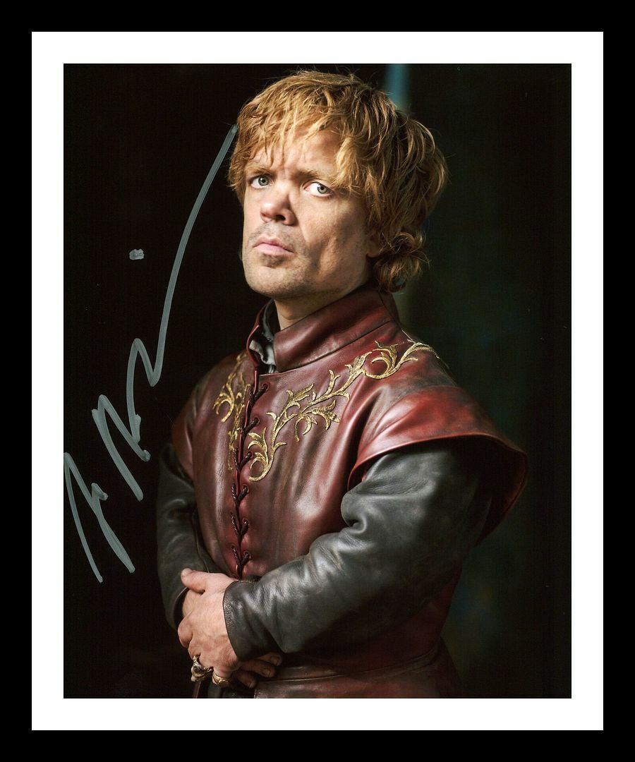 Peter Dinklage - Game Of Thrones Autographed Signed & Framed Photo Poster painting