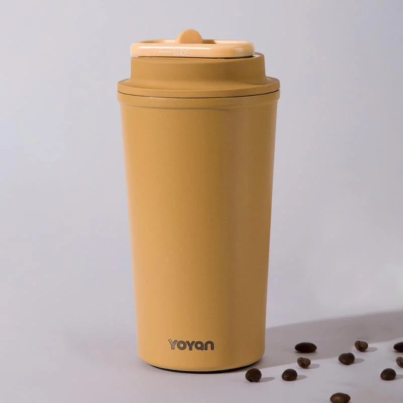 Coffee Cups-Letter Slogan-Simple Cream White