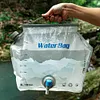 8L Collapsible Camping Water Bag Large Capacity Water Bladder for Camping Hiking