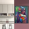Diamond Painting-DIY Full Round Drill Butterfly Girl(50x60cm)