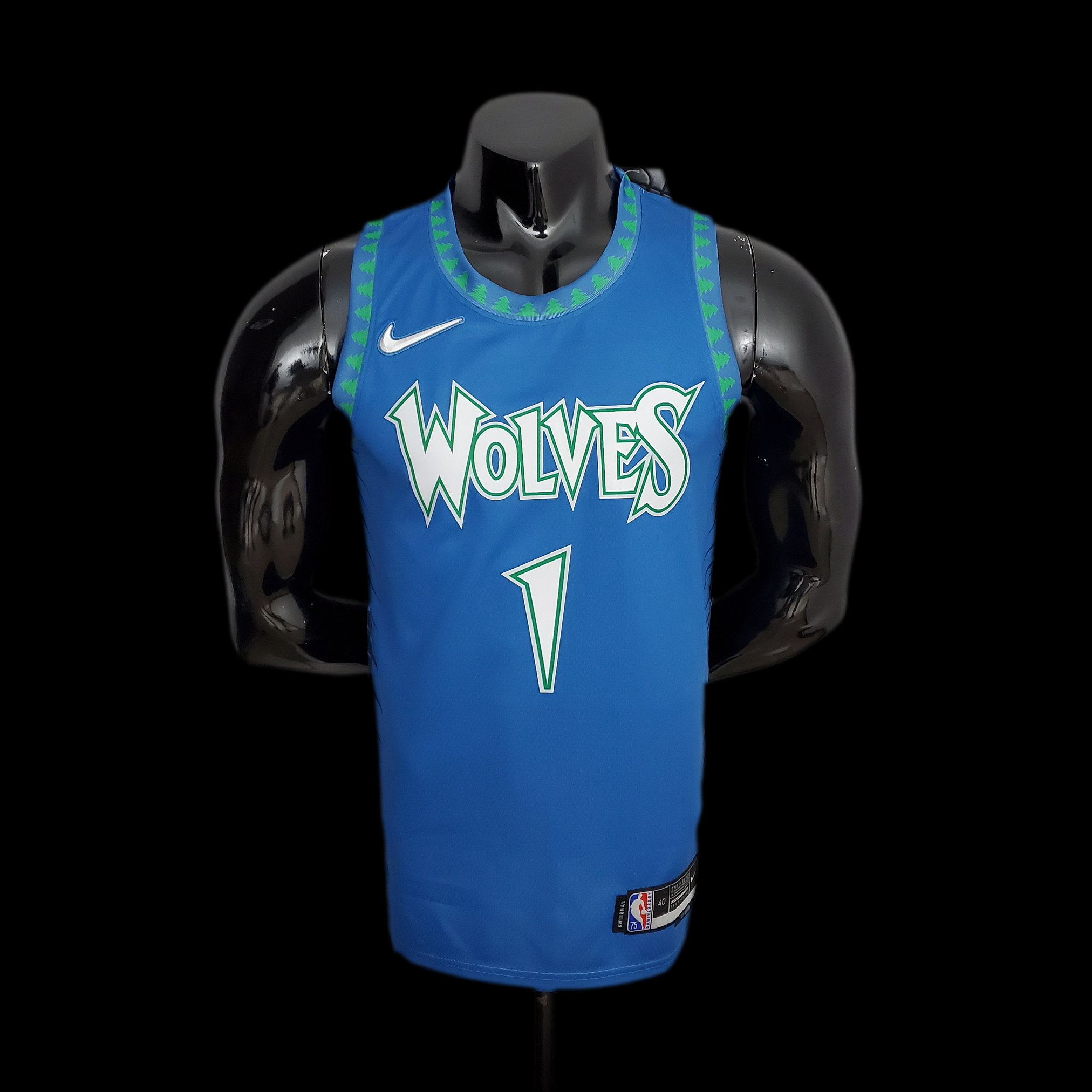 Maillot Minnesota Timberwolves 1 EDWARDS NBA Basket Maillot De Fou, site maillot de foot pas cher