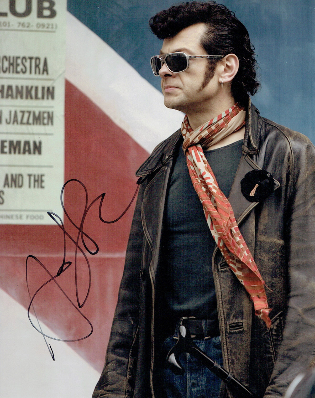 Andy SERKIS Signed Autograph Photo Poster painting AFTAL COA Ian DURY Sex & Drugs & Rock & Roll