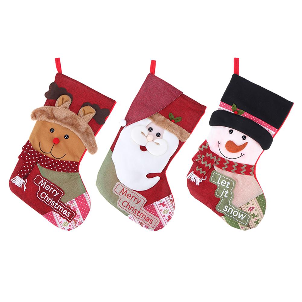 

Super Large Christmas Patterns Socks Kids Gift Bag Candy Bag Tree Decor, Each, 501 Original