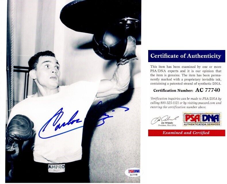 Carlos Ortiz Signed - Autographed Boxing 8x10 inch Photo Poster painting - PSA/DNA COA