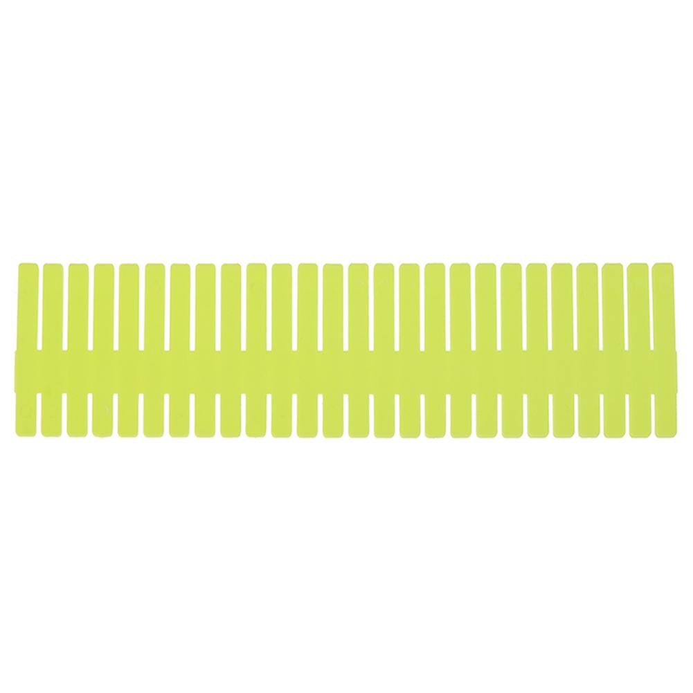 

4pcs/set DIY Drawer Divider Adjustable Drawer Partition Board for Underwear, Green, 501 Original