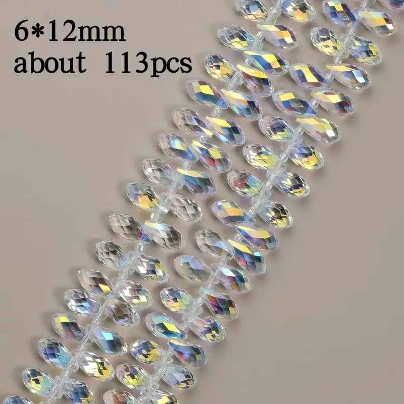 1 Set Hole 1~1.9mm Glass Geometric Beads