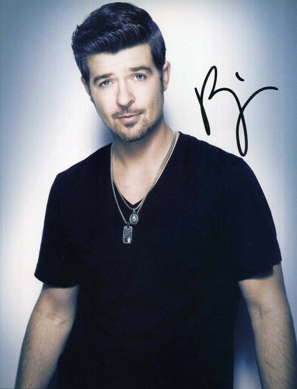 ROBIN THICKE Signed Photo Poster paintinggraph - Pop Singer - 'Blurred Lines' - Preprint