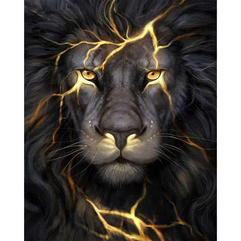 

Lion - Round Drill Diamond Painting - 40*50CM, 501 Original